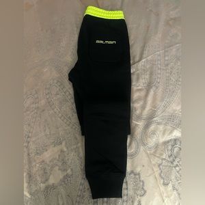 Balmain Logo Printed Cotton Jogging Bottoms Pants Sz S